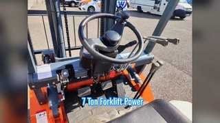 7 Ton Diesel Forklift 6m Mast Construction