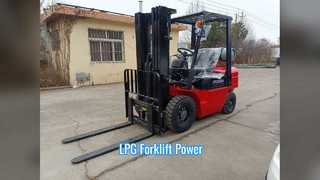 LPG Forklift 4.5 Ton 5m Mast for Factories