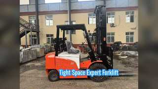 Compact Electric Forklift for Narrow Warehouse Aisles