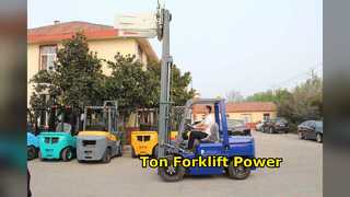 . Ton Diesel Forklift m Mast