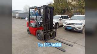 . Ton LPG Forklift .m Mast Warehouse Lift